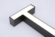 Накладной светодиодный светильник LED 10 Вт, черный (TEKLED)
