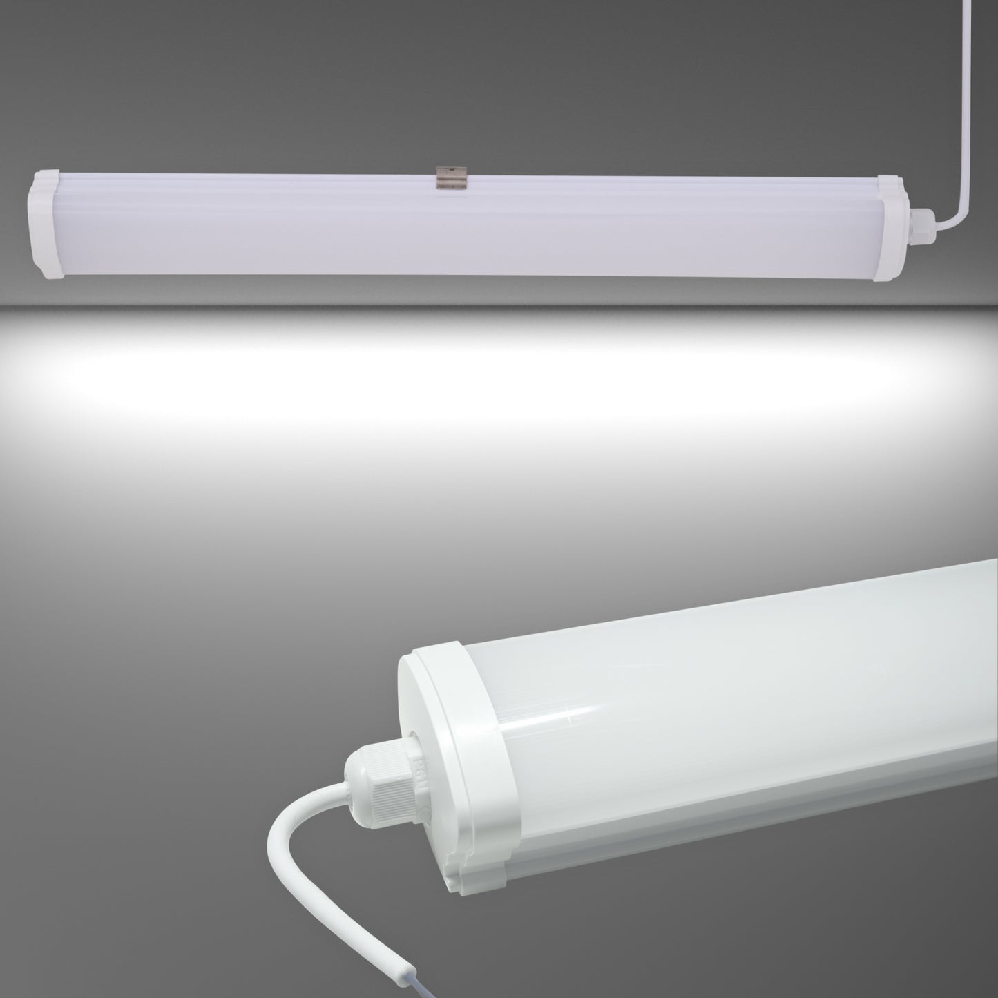Наружный линейный накладной светильник LED ТАМ-202 и ТАМ-402 IP65