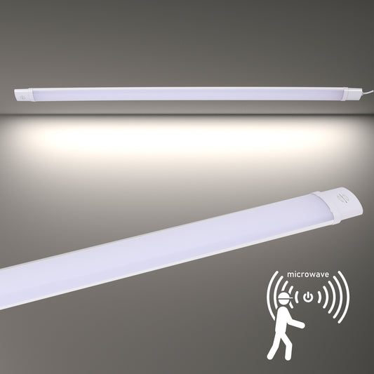 Сенсорный уличный линейный накладной светильник LED  TAM-402S 36W SENSOR IP65 6000K