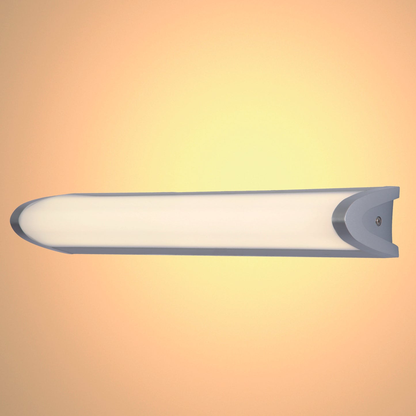 Современное зеркало с LED подсветкой для макияжа в хроме