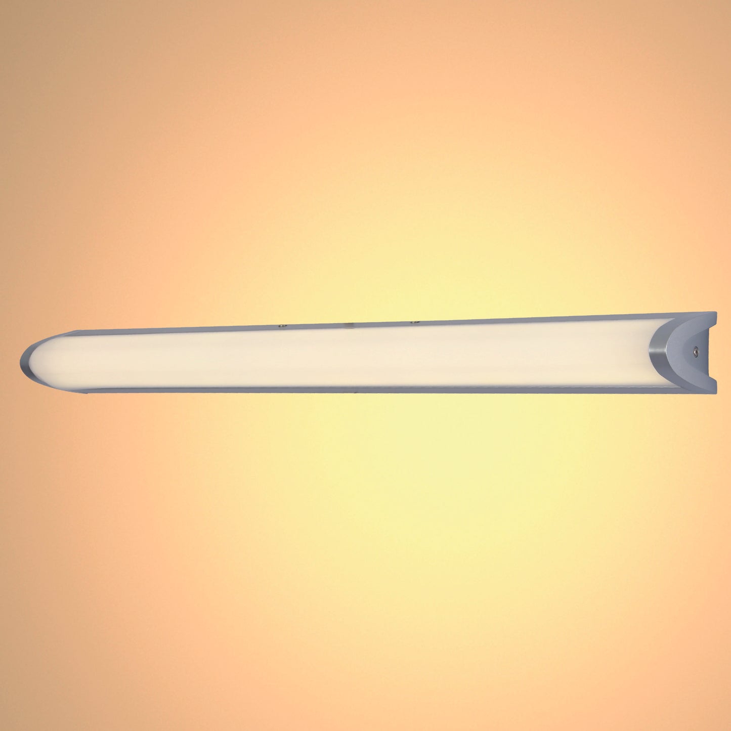 Современное зеркало с LED подсветкой для макияжа в хроме