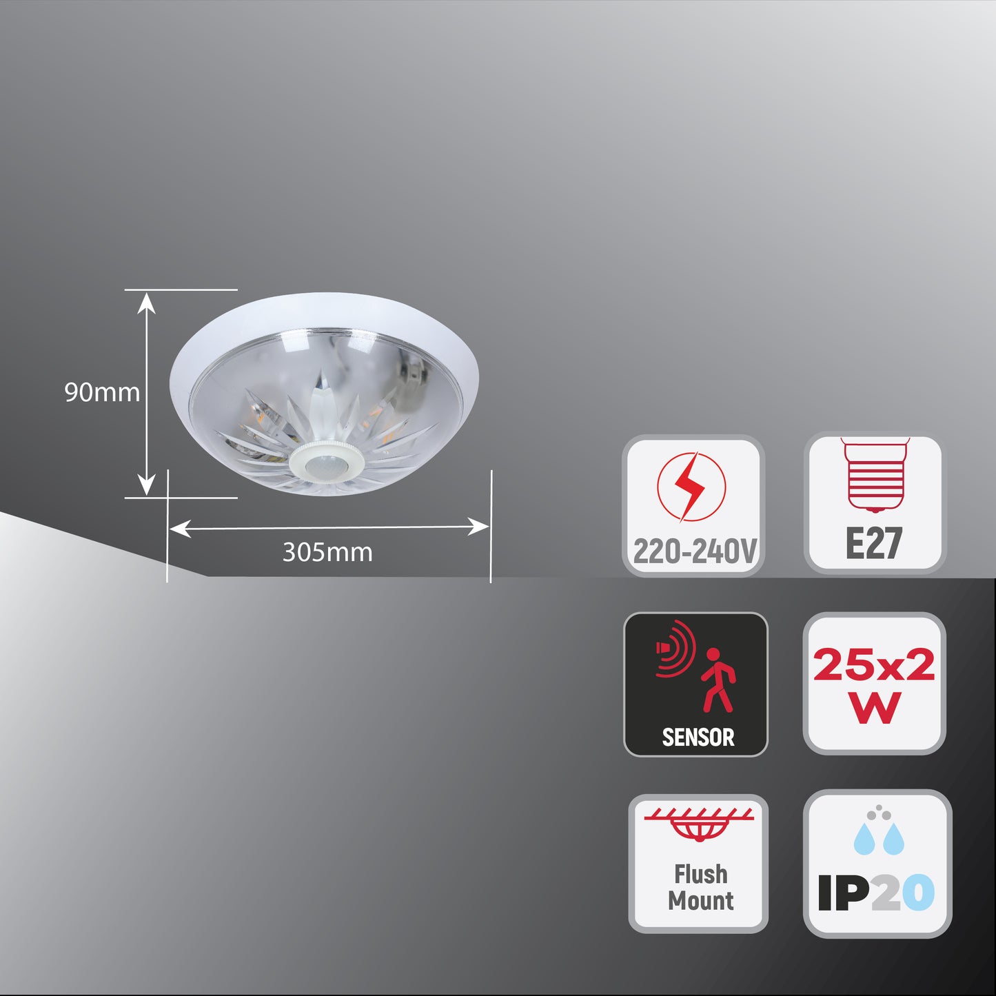 E27 Металл жақтау стиліндегі аспа шамы