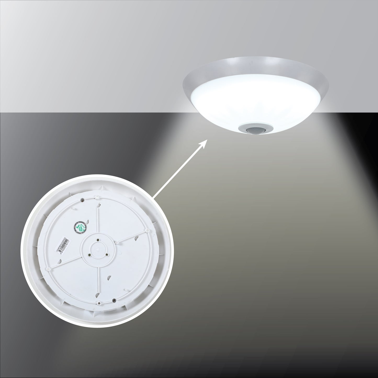 Светильник SMART SENSOR LED (Плафон с Датчиком)