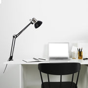 C-Clamp E27 жылжымалы қондырғысы бар Atlas Architect үстел шамы