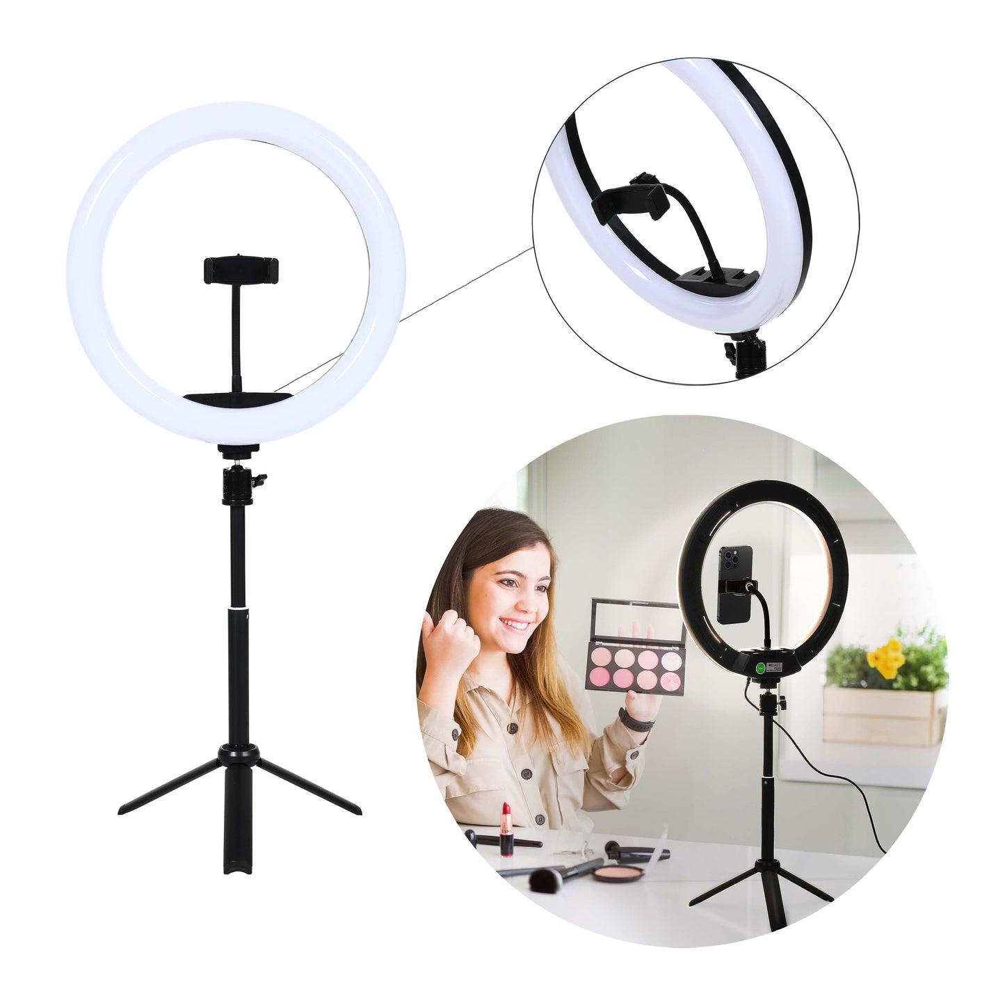 CCT басқаруымен талғампаз портативті жарықдиодты баған