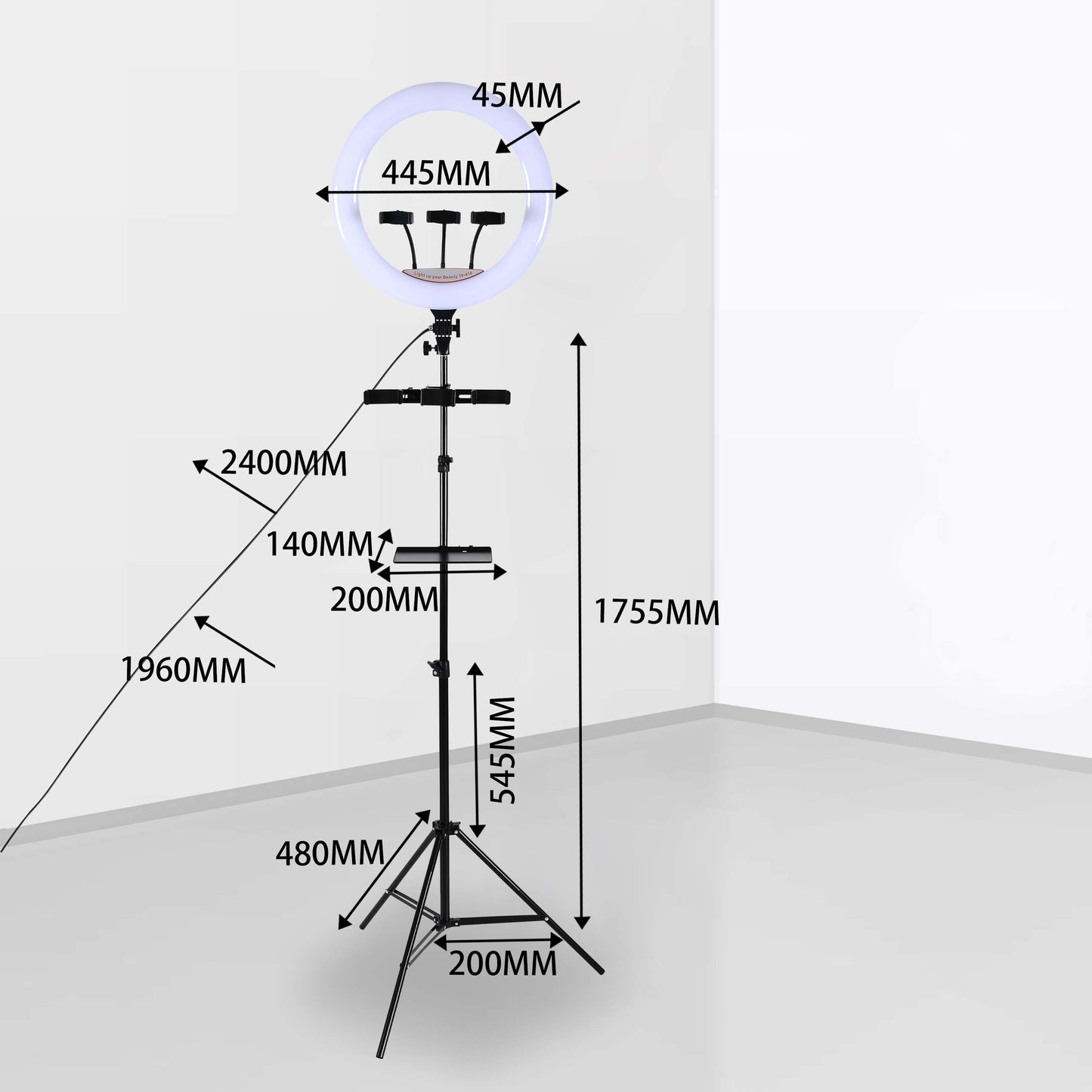 CCT басқаруымен талғампаз портативті жарықдиодты баған