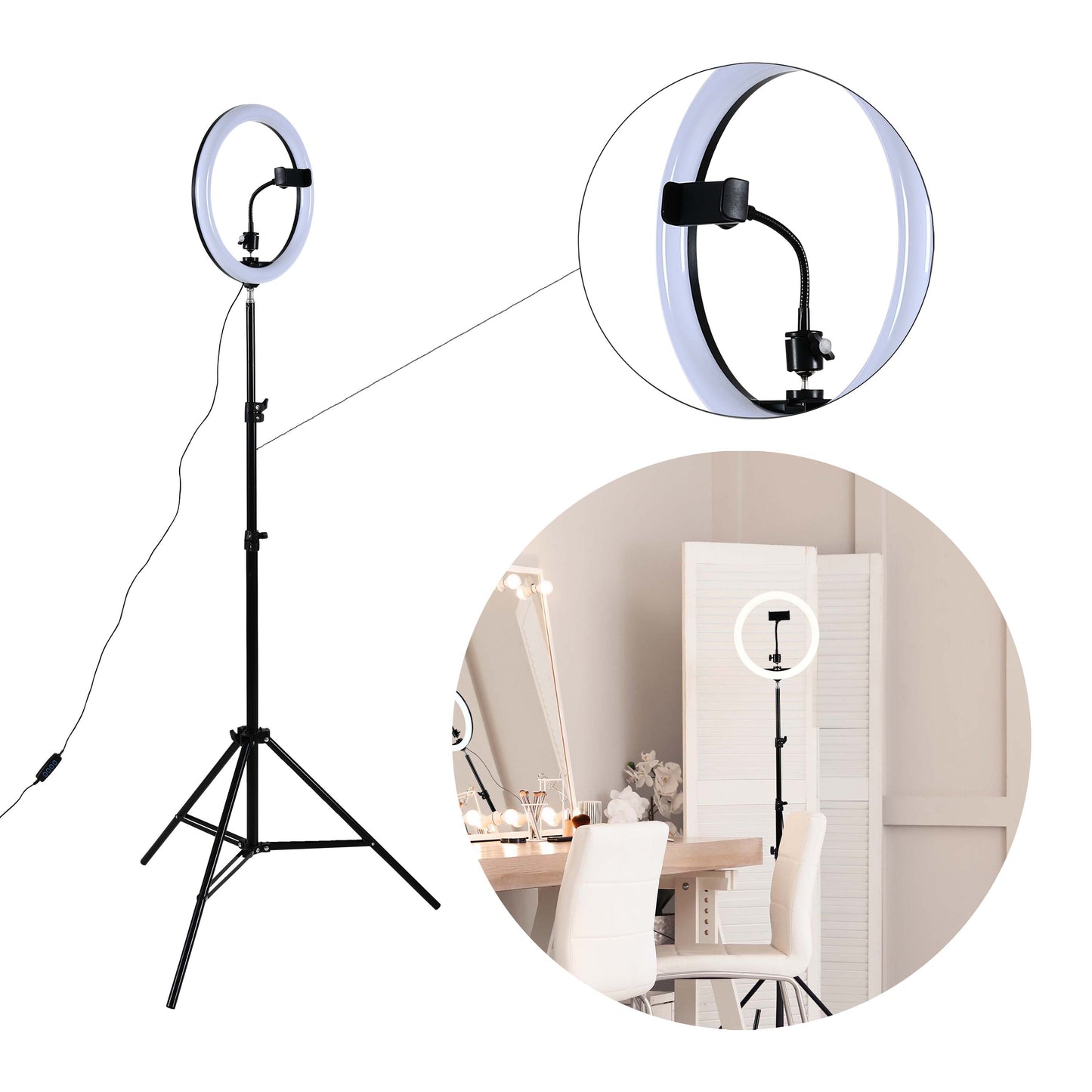 CCT басқаруымен талғампаз портативті жарықдиодты баған