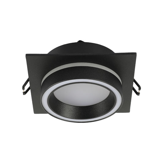 Low UGR Fixed Recessed FR505 GX53 Downlighter Square