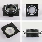 Low UGR Fixed Recessed FR505 GX53 Downlighter Square