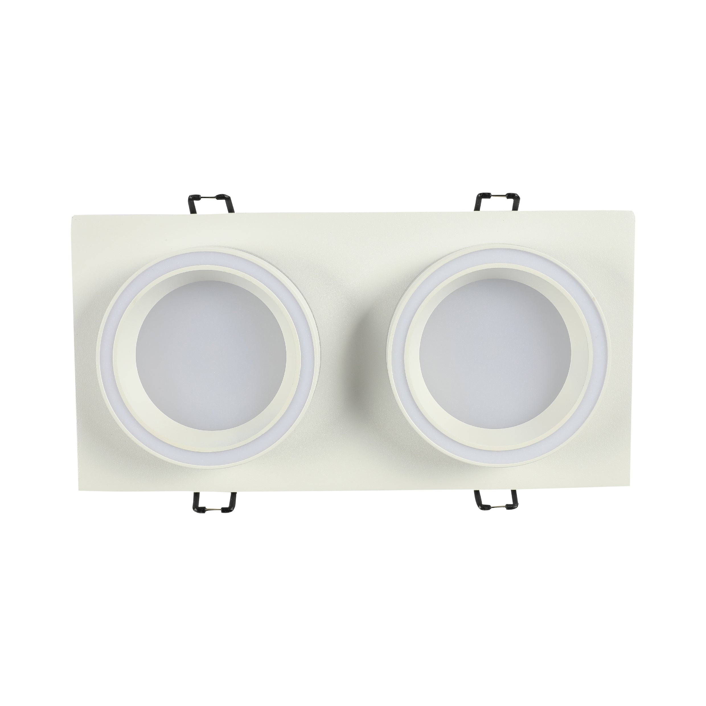 Low UGR Fixed Recessed FR505 GX53 Downlighter Square
