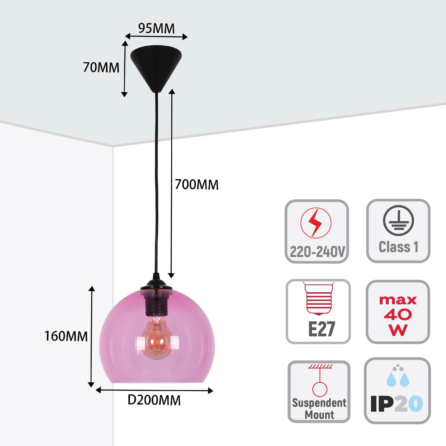 Подвесной Светильник-Шар