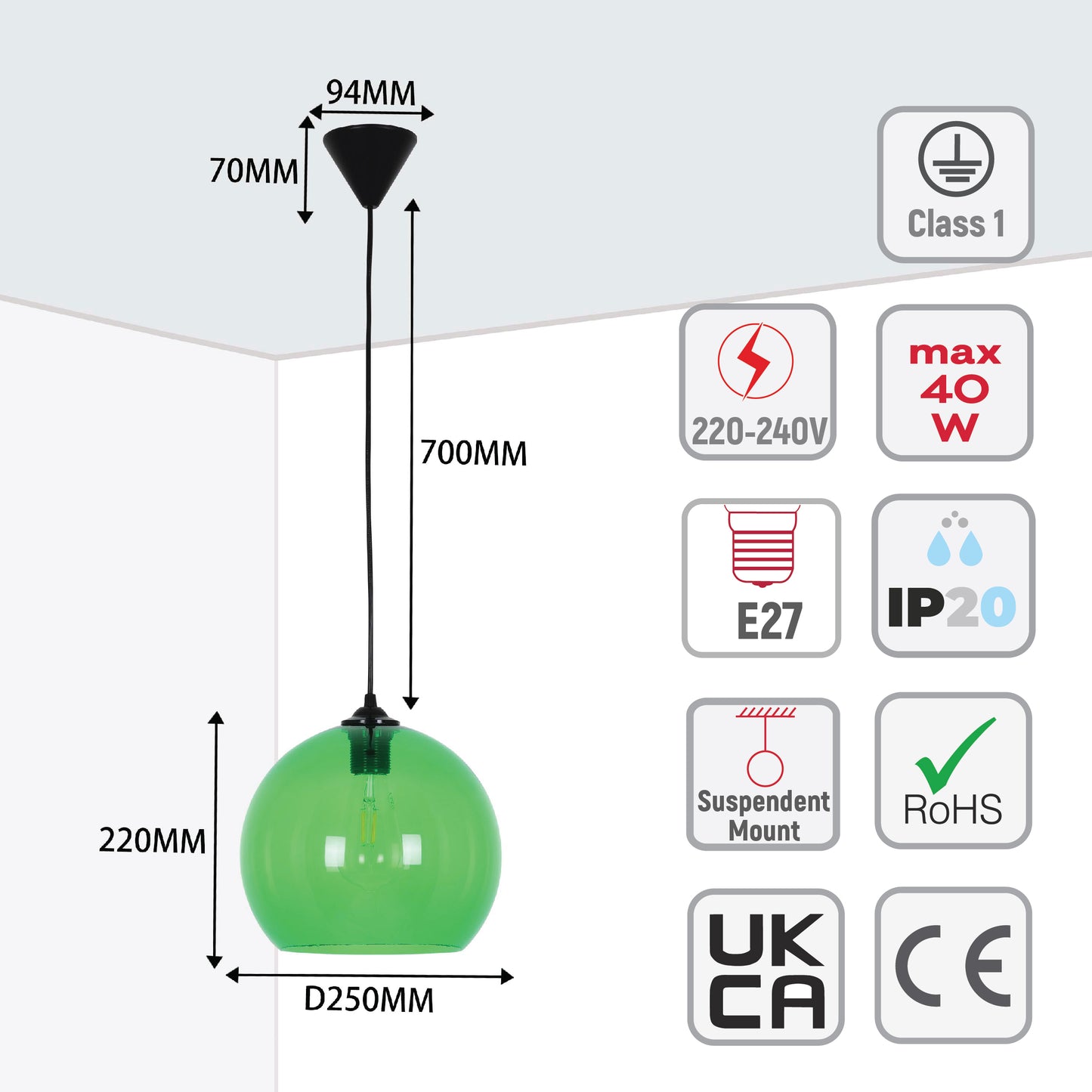 Подвесной Светильник-Шар