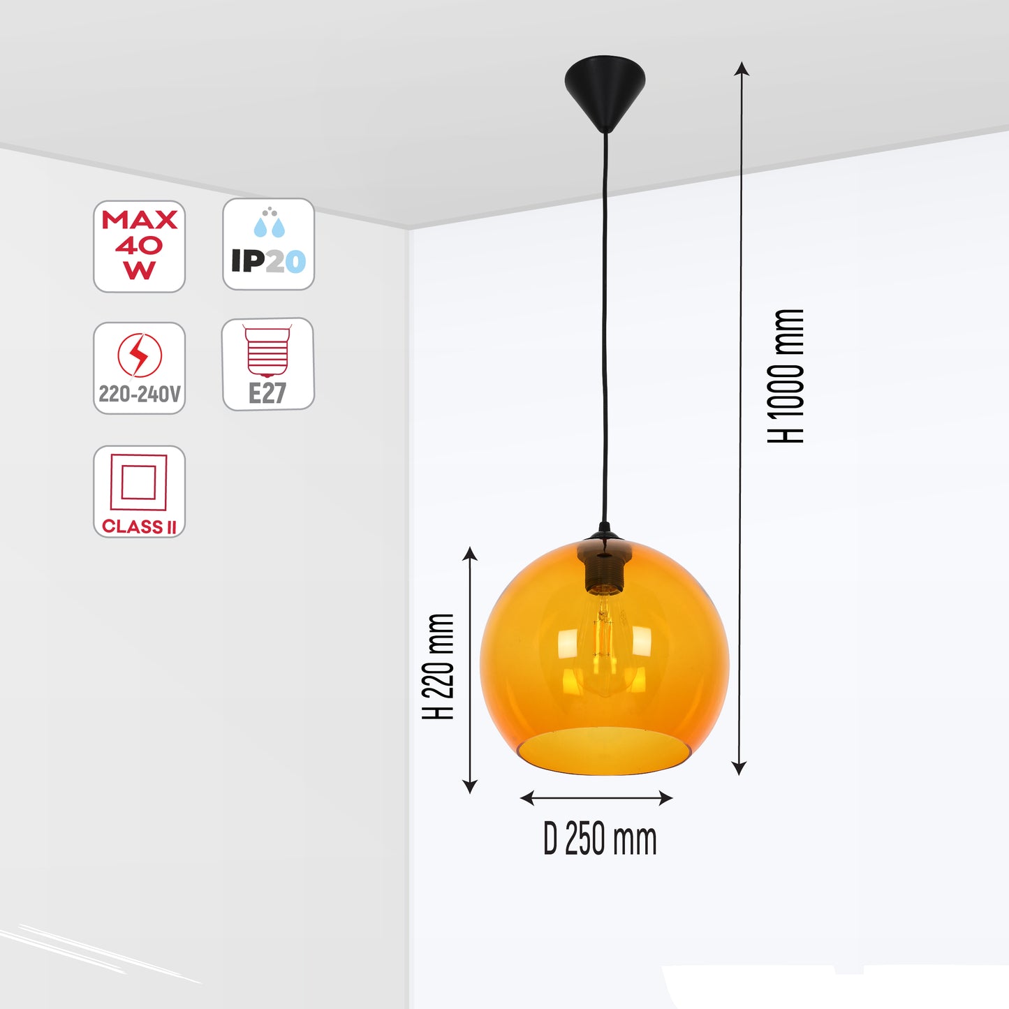 Подвесной Светильник-Шар