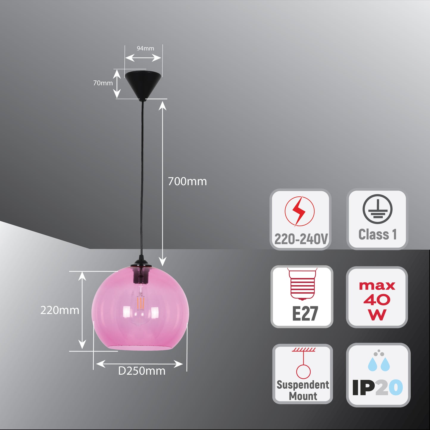 Подвесной Светильник-Шар