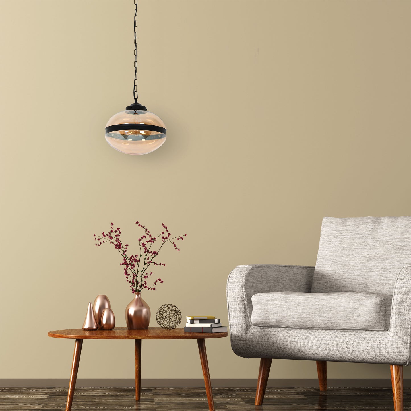 Металл лазермен кесілген глобус пішіні бар Malunga аспа шамы E27