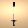 Geometric Hat Plate Suspension Light Single Head Hanging Lamp Integrated LED Modern Cylinder Pendant Ceiling Light Suspended Downlight