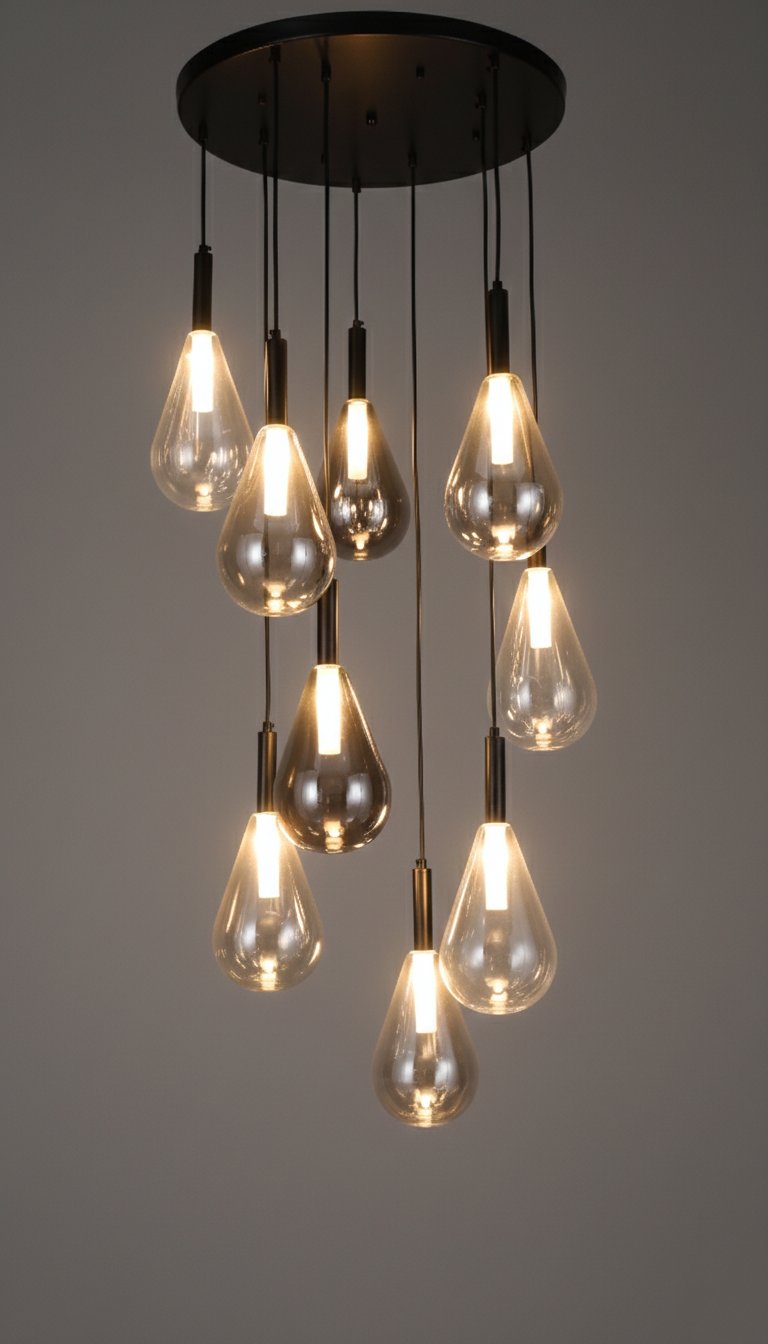 Подвесной светильник - Pendant Lamp Black M2718A G9x9