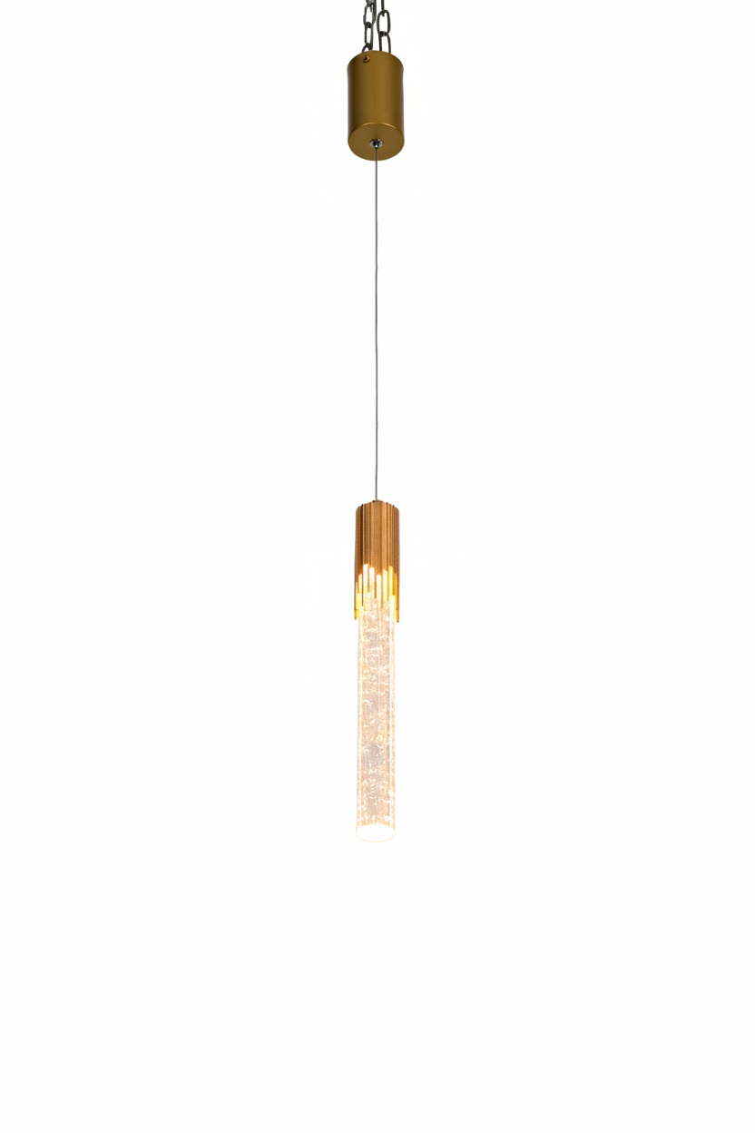 Подвесной светильник - LED Pendant Lamp Gold T501-1 3000K
