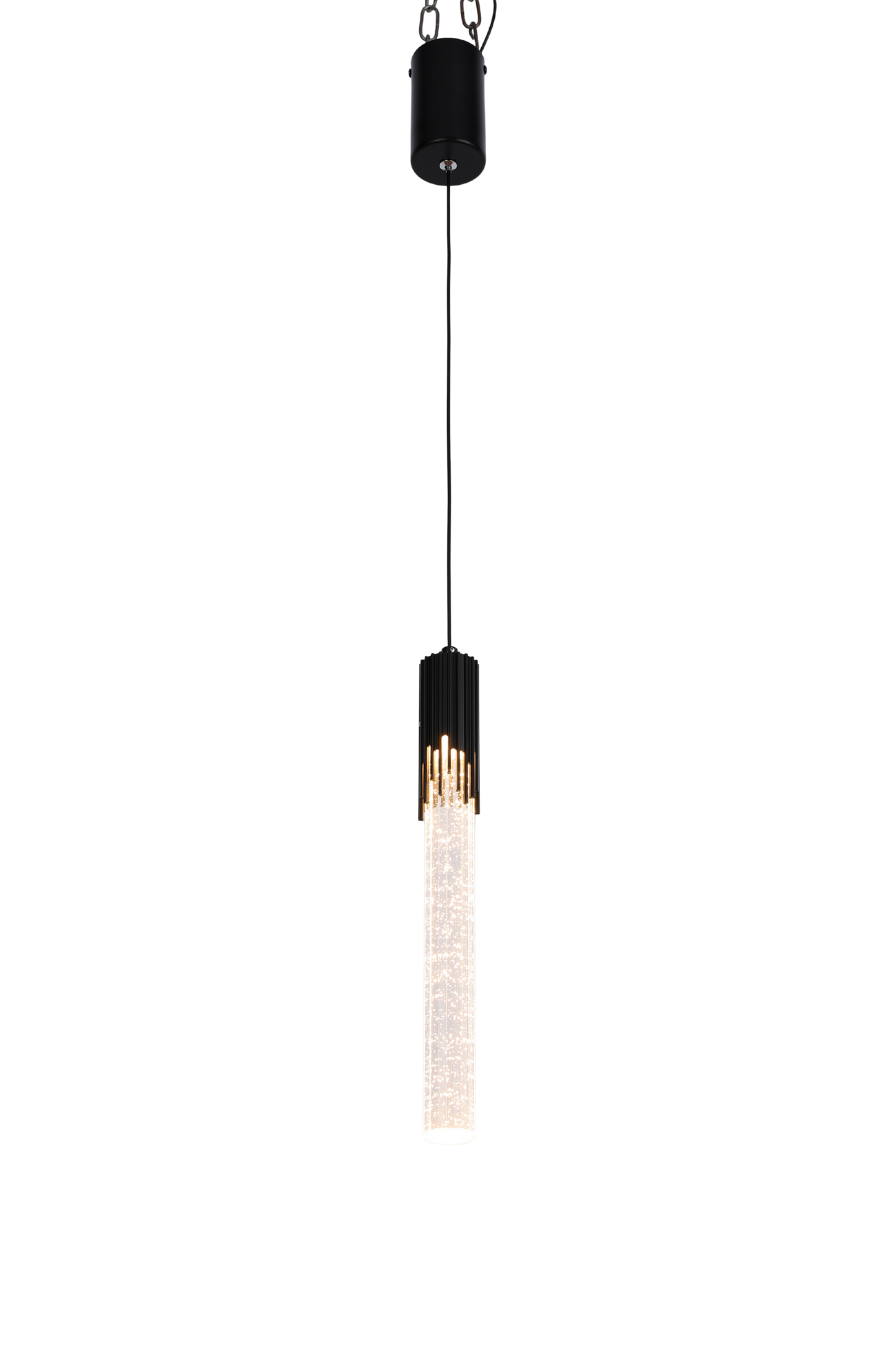 Подвесной светильник - LED Pendant Lamp Black T501-1A 3000K