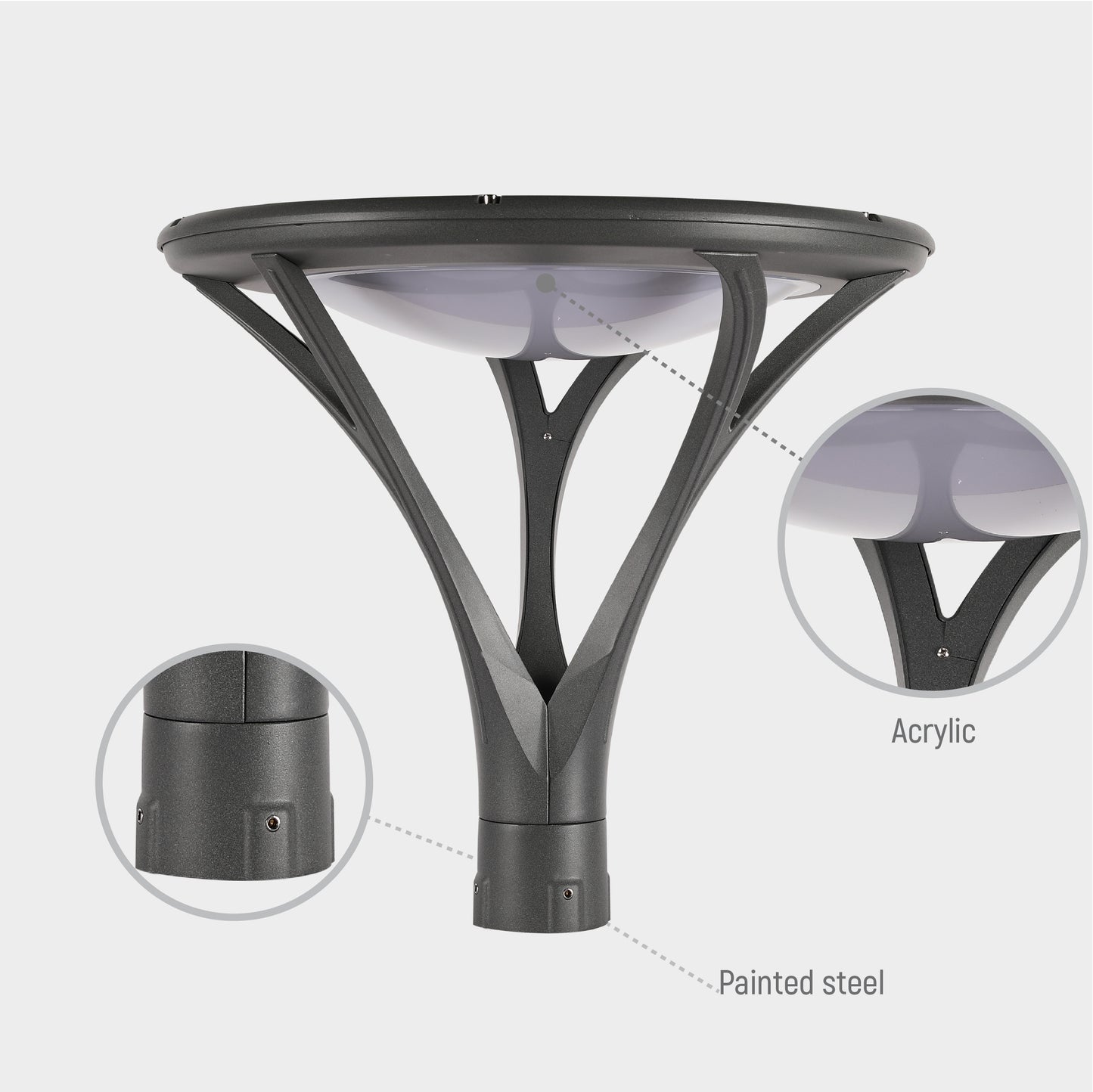 Парковый LED Светильник LOTUS (70W, 5000K)