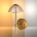Бронзовый настенный LED-светильник 6565-B — дымчатое стекло, 5W, 3CCT