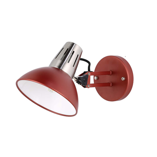 Настенный светильник с регулируемым кронштейном и металлическим плафоном  HN5233