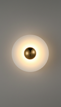 Светильник Wall Lamp White+Gold T657B D300  6W 3000K