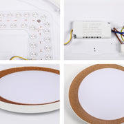 Светодиодный светильник LED 80W SQUARE/ROUND, белый, 3 цвета, диммируемый