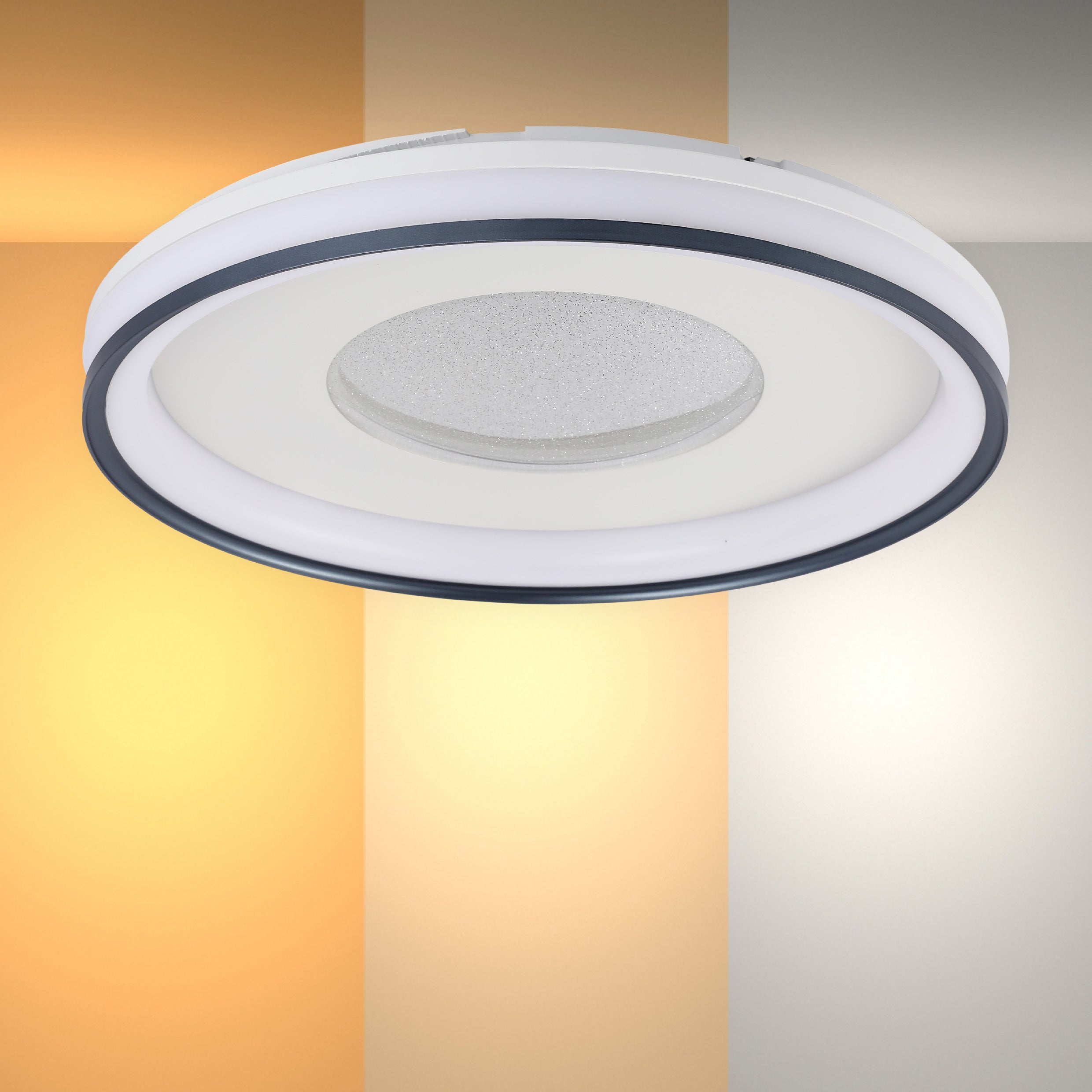 Потолочный светодиодный светильник LED 70W, диаметр 500 мм, круглый, белый, 3 цвета свечения, диммируемый