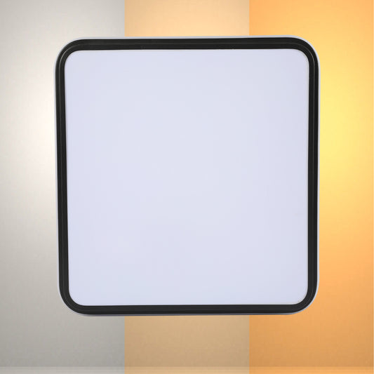 Современный потолочный светильник LED "Световой акцент", белый корпус, диммируемый, с изменением цветовой температуры и дистанционным управлением (Copy)