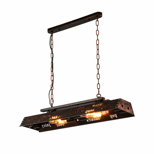 Люстра потолочная металлическая на 4 лампочки E27