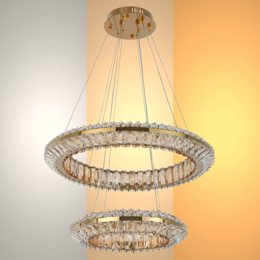 Подвесная люстра Crystal Gold CB242 — сияние в каждой грани