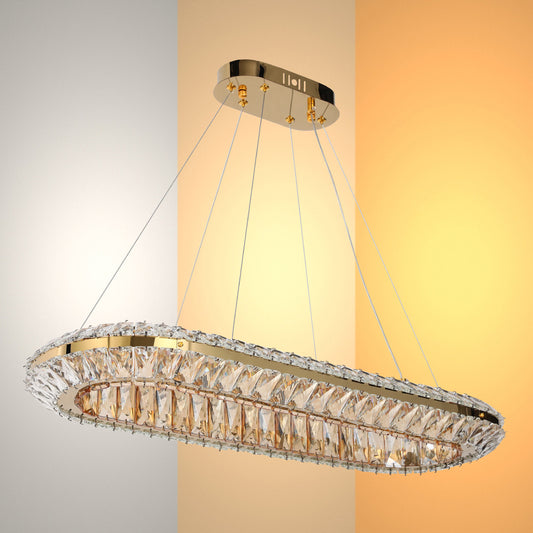 Подвесная люстра Crystal Gold CB242 — сияние в каждой грани