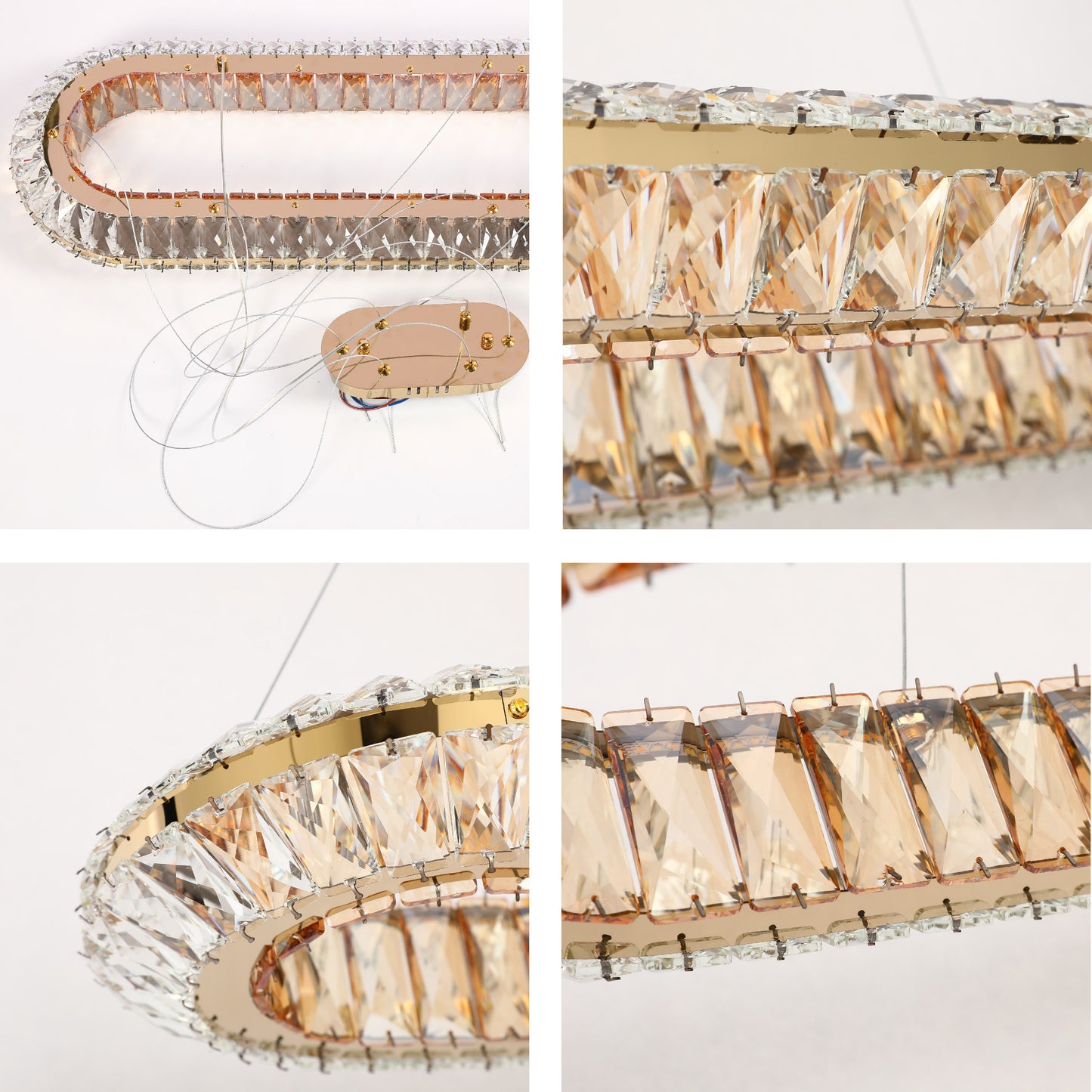 Подвесная люстра Crystal Gold CB242 — сияние в каждой грани