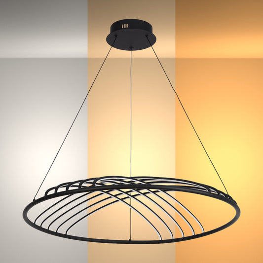 Подвесная люстра MD20135-80C Black 3000K