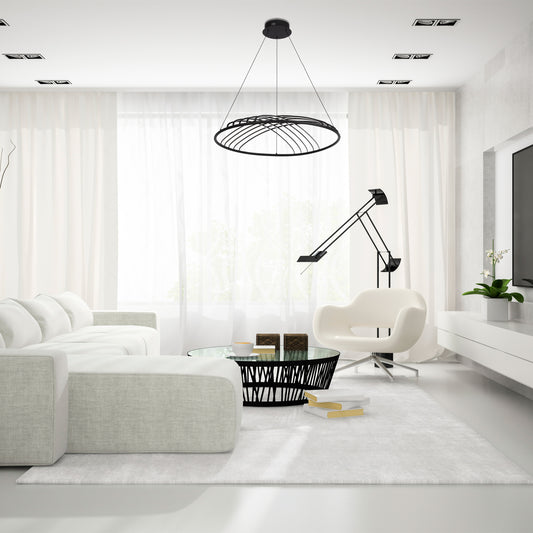 Подвесная люстра MD20135-80C Black 3000K