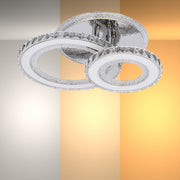Потолочная LED люстра BS07xx (BS0717 / BS0719 / BS0721 / BS0728) – Хром, 3CCT
