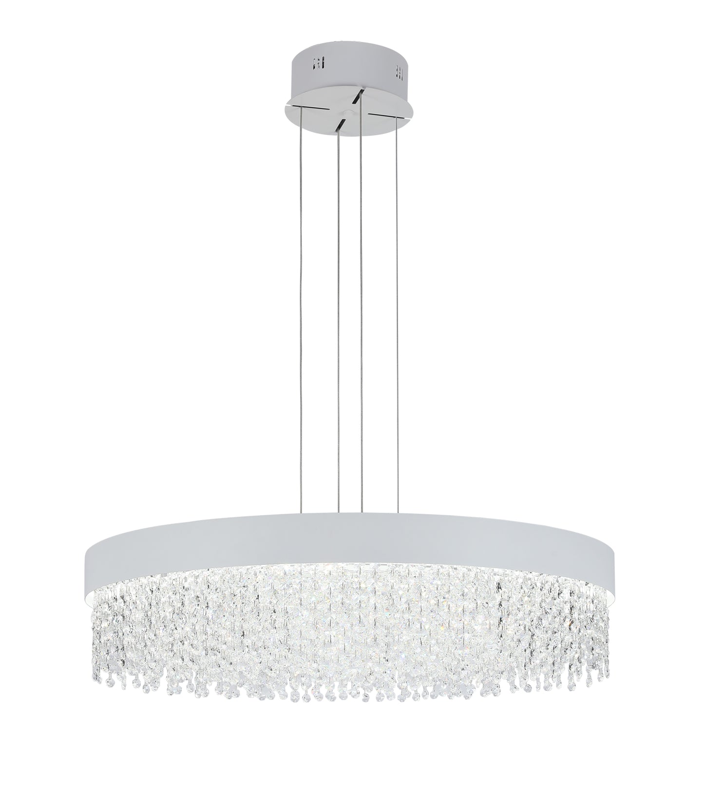 Люстра Crystal Chandelier Light Q3606 3CCT White  D800mm (TEKLED)