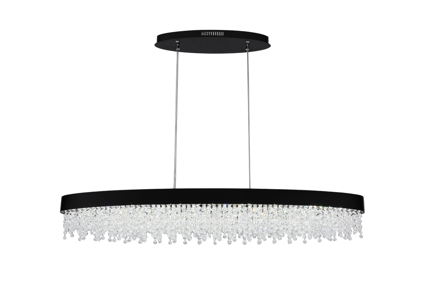 Люстра Crystal Chandelier Light Q3607 3CCT Black L1200*W200mm (TEKLED)
