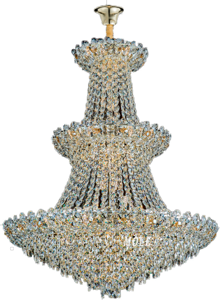 Люстра Chandelier M2158 64xE14 GOLD  D1200xH1850mm