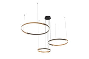 Люстра LED Black+Gold D800+D600+D400 T1851-3 3CCT (TEKLED)