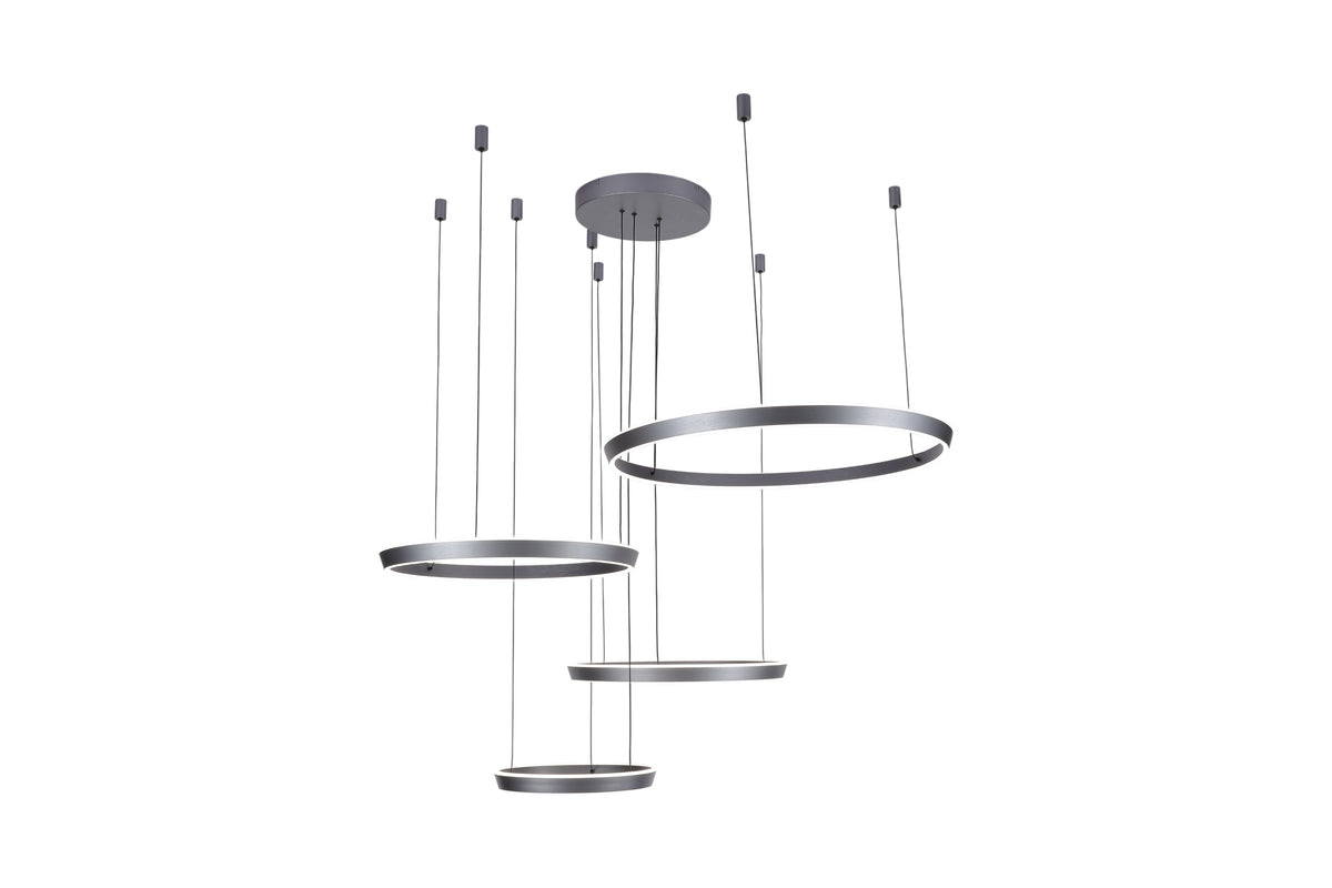 Свет-к подвесной LED P02052 120W Drak Grey 4000K (TEKLED)