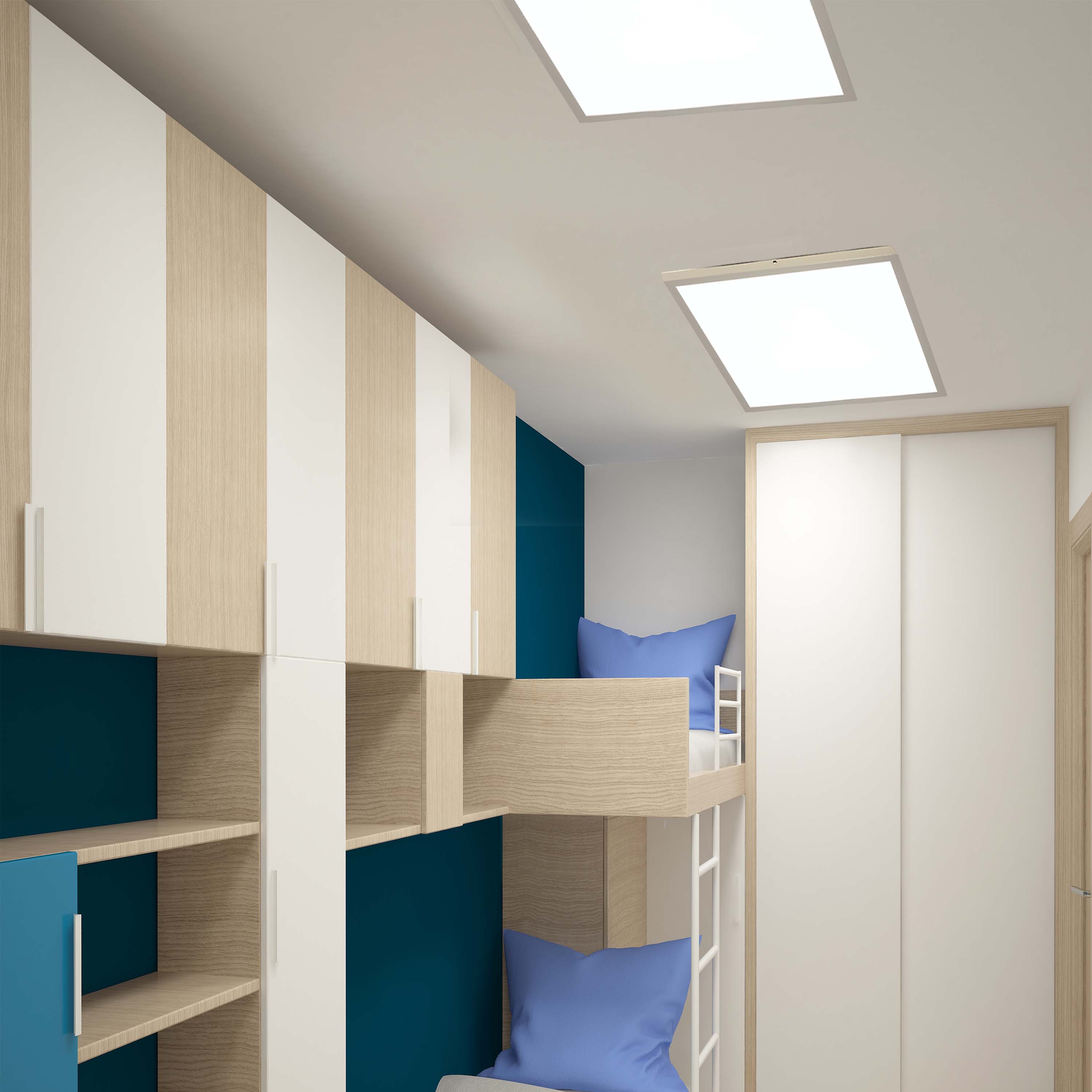Современная потолочная LED-панель — 600×600, 40W, 6000K
