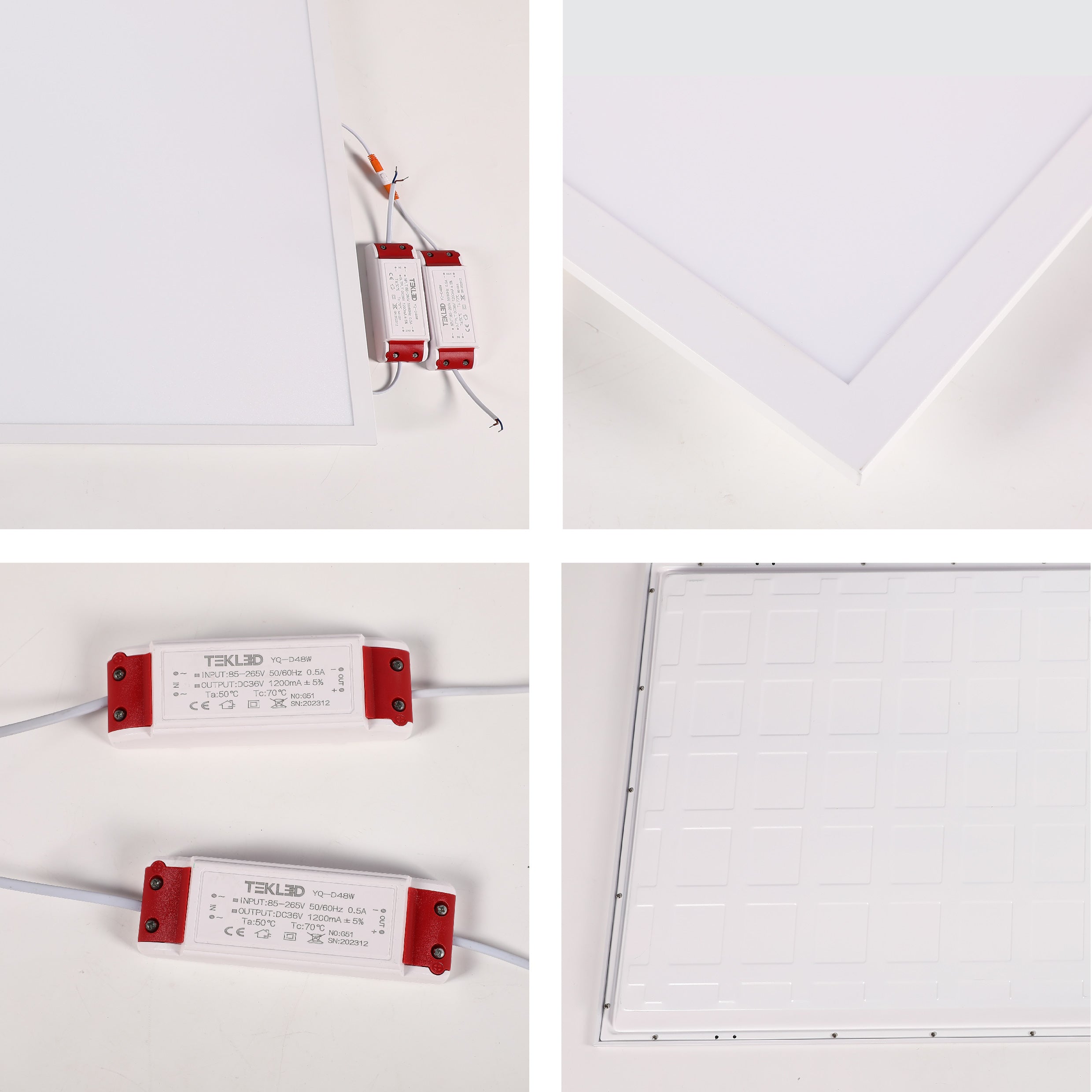 Современный светильник Backlit LED-панель — квадрат / прямоугольник, 42W