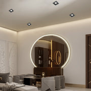 Современный встраиваемый светильник Downlight LED RS-2112C-1 — GU10, MAX 35W, Cut-Out 100x100 мм,