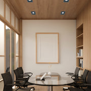 Современный встраиваемый светильник Downlight LED RS-2112C-1 — GU10, MAX 35W, Cut-Out 100x100 мм,