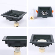 Современный встраиваемый светильник Downlight LED RS-2112C-1 — GU10, MAX 35W, Cut-Out 100x100 мм,