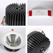 Современный встраиваемый светильник Downlight LED — белый, 50W, 6000K