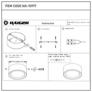 Современный светильник&nbsp; MIRA, накладной LED Downlight, 10W / 20W / 30W, 3CCT (4000K / 6000K), белый / чёрный, металлический корпус