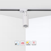 Современный трековый светильник LED LS-012-75 (10W / 20W / 30W, 4000K / 6000K, белый / чёрный)
